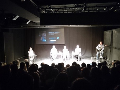 2016 - Nele Karajlic in Stuttgart - Buchpräsentation - FAJRONT IN SARAJEVO